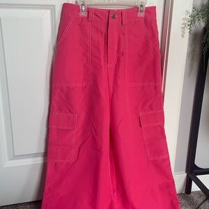 SHEIN SIZE S High-waisted Wide-leg Cargos